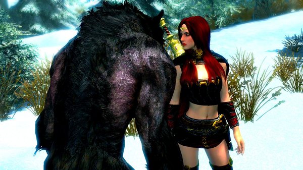 Серана и Эйран в форме зверя..