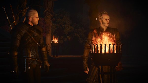 Геральт и Регис.. Ведьмак III (сборка Торна)