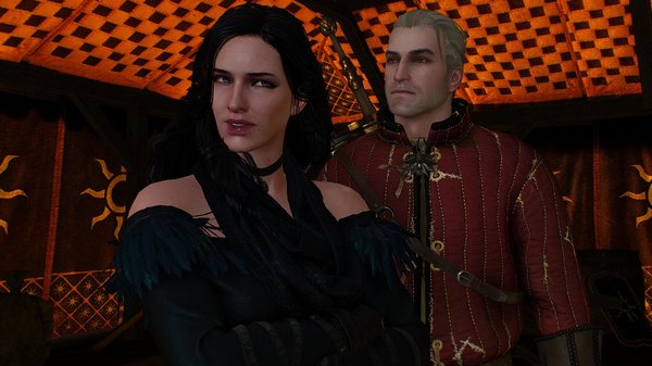 Йенн и Геральт.. Ведьмак III (сборка Торна)