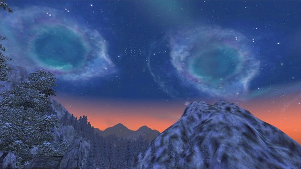 Вдалеке Скайримские горы! ;) OBLIVION (Сборка 4.0)