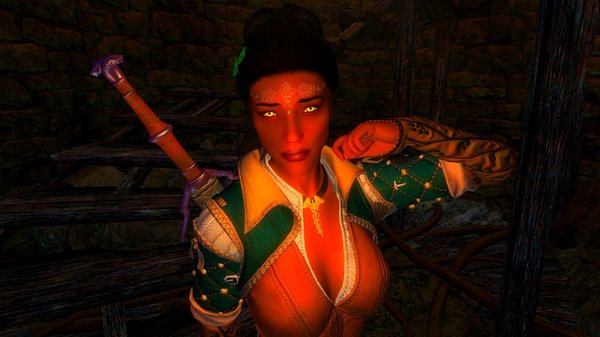 Грустная Дорианна.. SkyrimSE (сборка 6.0)