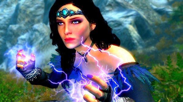 Йенн с магией молний.. SkyrimSE (сборка 6.0)