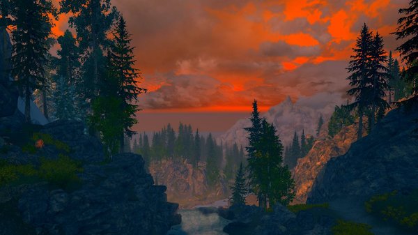 Морковный закат.. SkyrimSE (сборка 6.0)