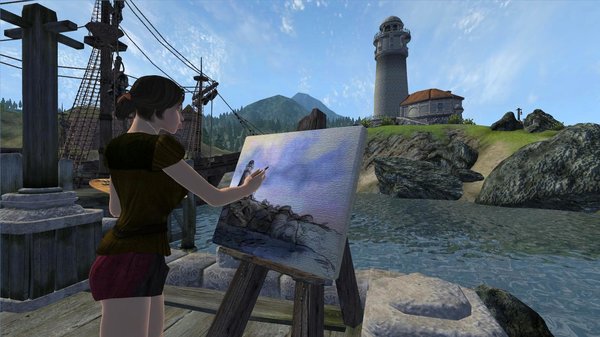 Художница в Анвиле.. OBLIVION (Сборка 4.0)