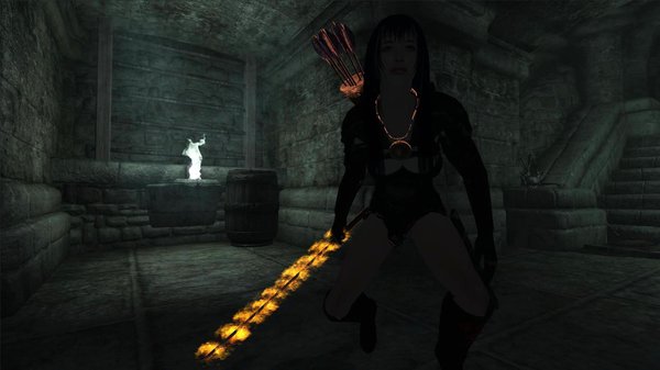 Селена в форте полным нежити..