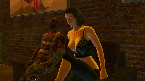 В баре рейдеров.. Fallout-4 (Сборка 6.4)