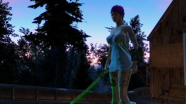 На крыше Кр.Ракеты.. Fallout-4 (Сборка 6.4)