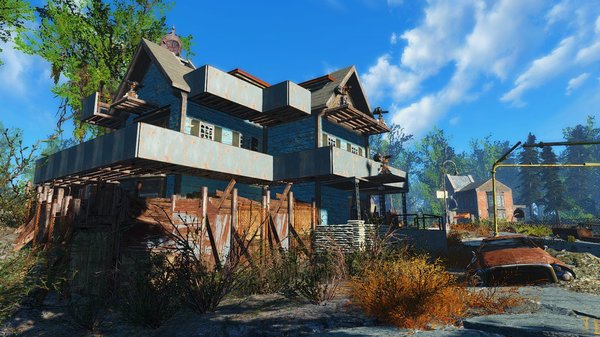 Крепкий домик в личном пользовании ;)