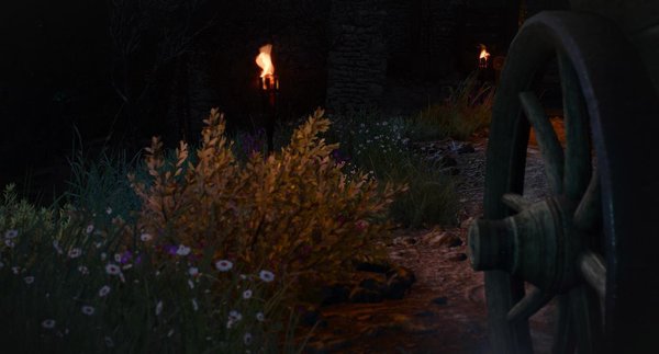 Ночью.. Ведьмак III (сборка Торна)