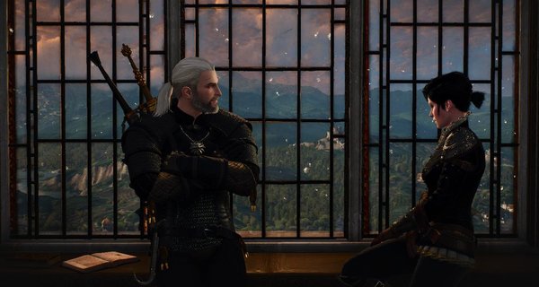 Геральт и Сианна.. Ведьмак III (сборка Торна)