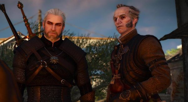 Геральт и Регис.. Ведьмак III (сборка Торна)