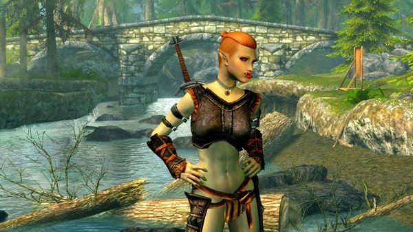 Орчер на полуночной лесопилке.. SkyrimSE (сборка 6.0)