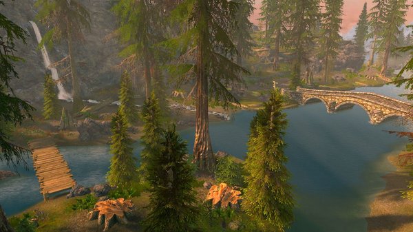 Утренний Ривервуд.. SkyrimSE (сборка 6.0)