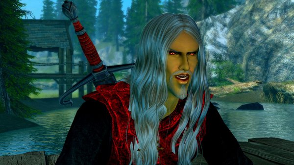 А вот и новый герой, и он - вампир.