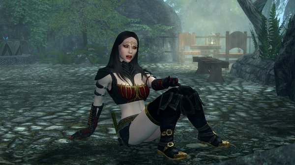 Во дворе нового дома.. SkyrimSE (сборка 6.0)