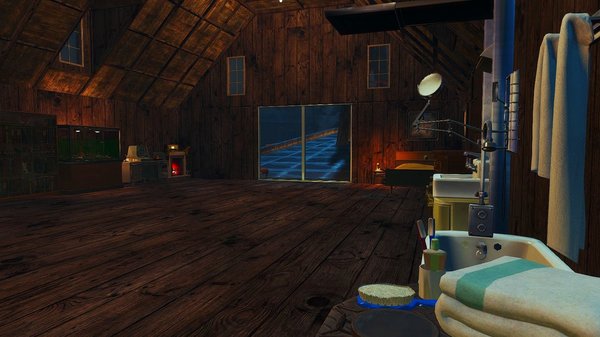 Скромное желище героя..