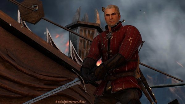 Геральт готов биться с Эредином.