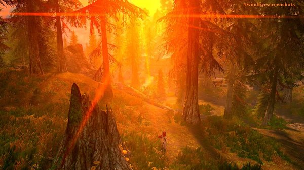 Вечернее солнце.. SkyrimSE (сборка 6.0)