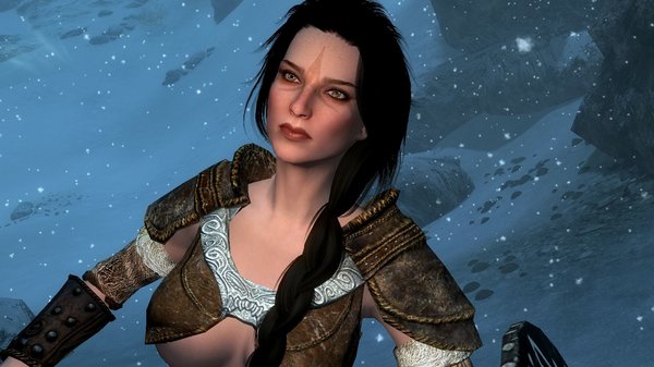 Рийка в метель. SkyrimSE (сборка 6.0)