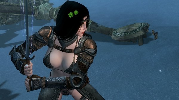 Нора и убитый дракон.. SkyrimSE (сборка 6.0)