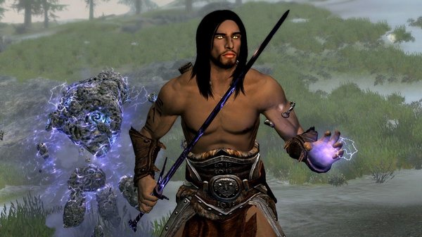 Эйран и грозовой атронах. SkyrimSE (сборка 6.0)