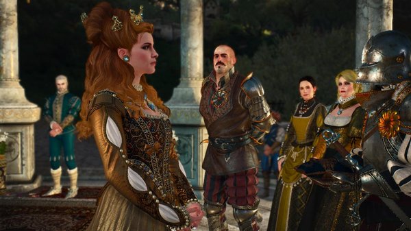 Анна Генриетта с поддаными..