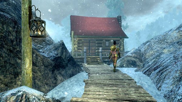 Домик в горах.. SkyrimSE (сборка 6.0)