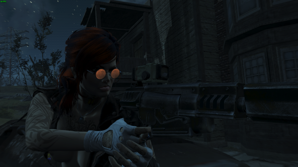 Алиса в гневе сносит головы рейдерам.