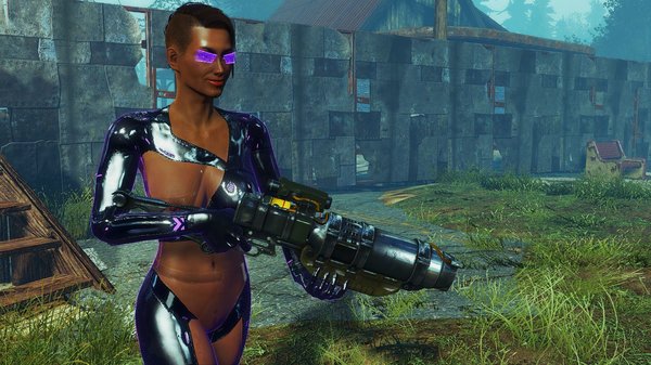 Охранник поселения - красотка!