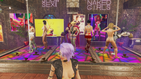 Айви внимательно осматривает танцующих.