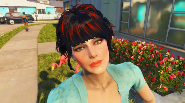 Обновлённое лицо соседки Салли.