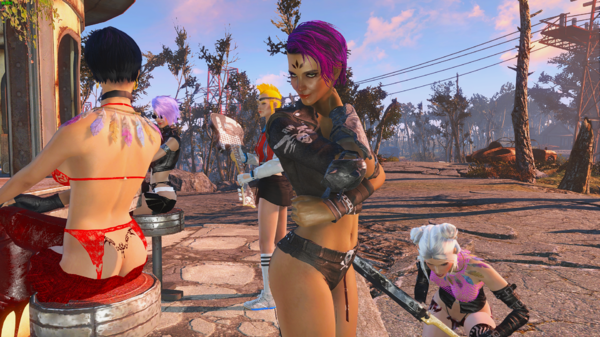 Кокетливая Симона - охранник Вольфганга.