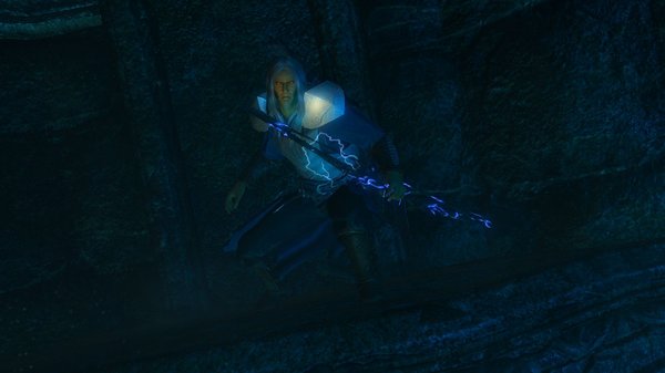 Вампир в тенях двемерских руин..