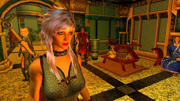 Цирилла во дворце Солитьюда..