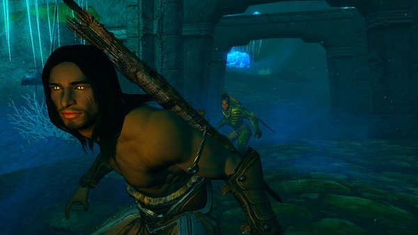 Эйран с подругой в Пределе..