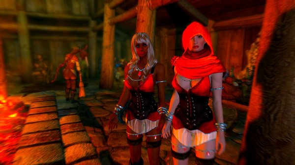 Девчата в таверне.. SkyrimSE (сборка 6.0)