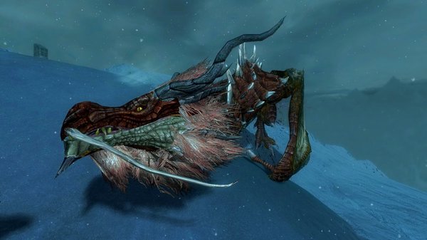 Китайский дракон - гость Скайрима ;)