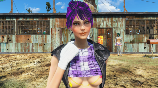 Милая и юная поселенка.