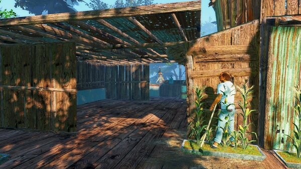 Неванильное поселение на болотах..