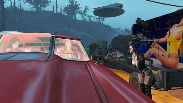 Алиса:-"Почему Кейт остановила машину?".