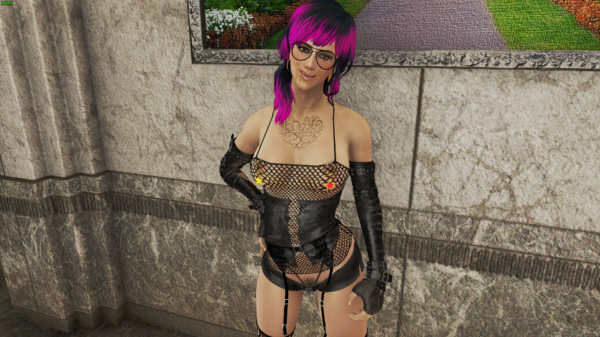 Обновлённая Келли торговец на ресепшене.