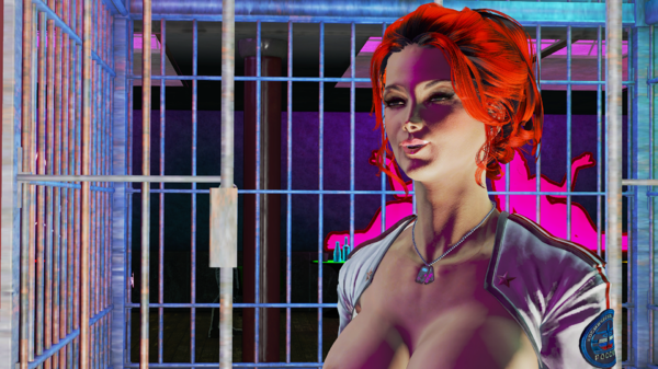 Алиса флиртует с Экзотической танцовщицей.