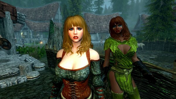 Девчата в Фолкрите.. SkyrimSE (сборка 6.0)
