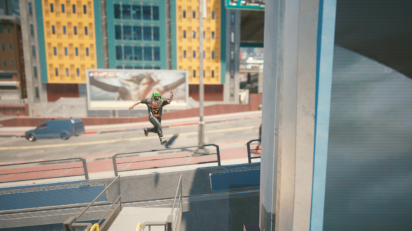 Теперь Ви не разобьётся, прыгая с большой высоты.