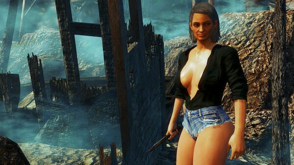 Боевая бабка, с телом "Юноны на авось" )))