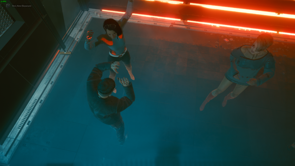 Ви танцует с новой знакомой.