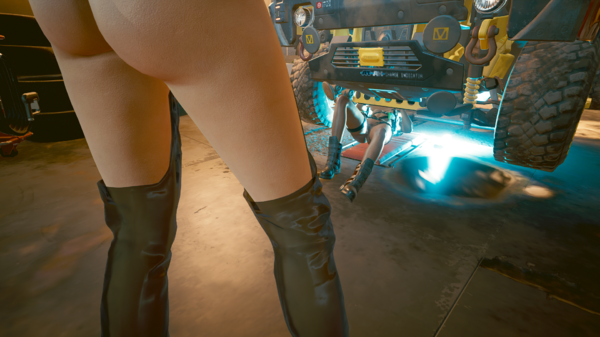 Панам ремонтирует свою "тачку".