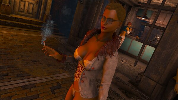 Fallout4 Айви, ночь в Добрососедстве