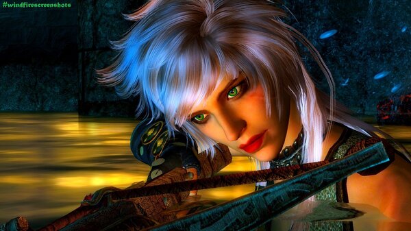 Цирилла затаилась в воде.. SkyrimSE (сборка 6.0)