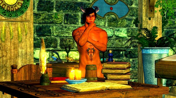 У стола. SkyrimSE (сборка 6.0)